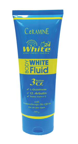 CeRAMINE White 24th Body White & White Fluid ไวท์ ทเวนตี้โฟร์ บอดี้ ไวท์ แอนด์ ไวท์ ฟลูอิด