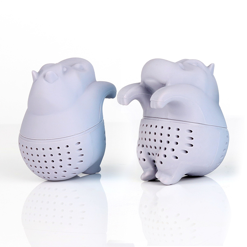 Pre-Order ที่กรองชา ซิลิโคน tea infuser ลายฮิปโป