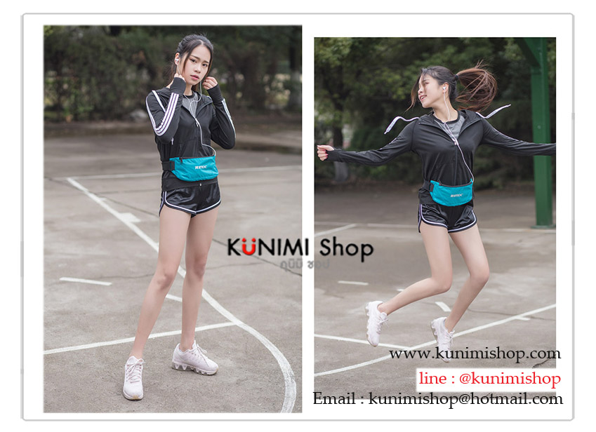 - กระเป๋าคาดเอววิ่ง ยี่ห้อ RIMIX ของแท้ - ใส่วิ่ง ปั่นจักรยาน ใส่ออกกำลังกาย ฟิตเนส หรือ ใส่ของใช้เวลาเดินทางท่องเที่ยว - สามารถใส่มือถือ Iphone ,Samsung, LG, Nokia, HTCหรือ Smartphone ต่างๆได้ หรือจะใส่ของใช้จุกจิก ใส่เงิน กุญแจบ้าน กุญแจรถ ใส่คาดเอวแล้วกระชับคล่องตัว - มีช่องสอดสายหูฟัง และที่เกี่ยวพวงกุญแจต่างๆ ( V2 ) - ผ้ายืดเคลือบกันน้ำคุณภาพดี และมีแถบสะท้อนแสงในที่มืด - ใช้ซิป YKK กันน้ำ ทนทาน * - สามารถใส่ได้ขนาดเครื่อง สูงสุดไม่เกิน 6.5 นิ้ว (วัดแนวทะแยงมือถือ) - ด้านในมีช่องใส่ของสองช่อง 