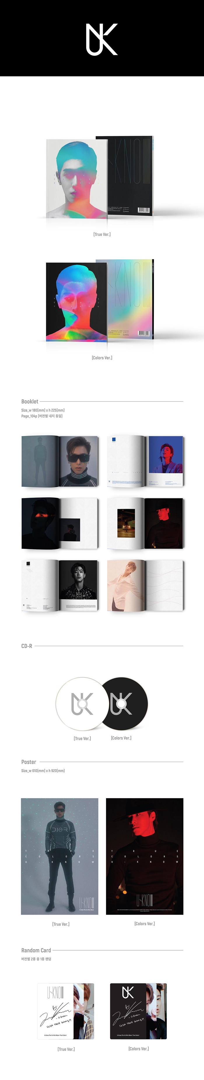 [Pre] U-KNOW YUNHO : 1st Mini Album - True Colors