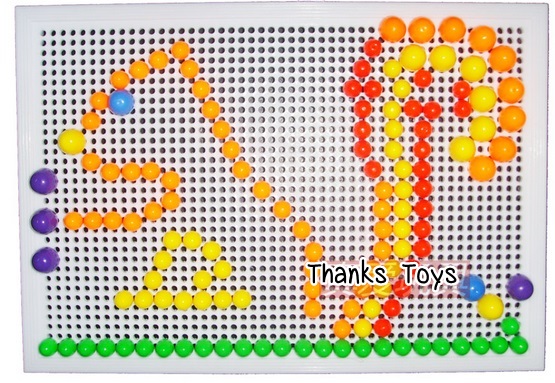 แป้นปักหมุดและร้อยเชือก 2in1