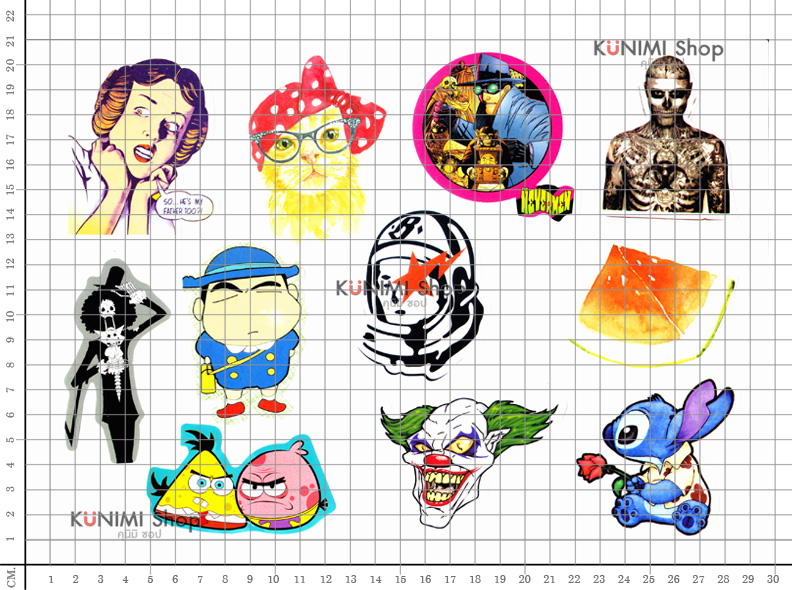เซ็ต100ชิ้น) สติกเกอร์ ลายการ์ตูน กราฟิตี้ ติดรถยนต์, มอเตอร์ไซต์, จักรยาน, กระเป๋า, ติดผนัง ของใช้ต่างๆ สติกเกอร์PVCกันน้ำ ลายสวย เก๋ น่ารัก มีสไตล์ เท่ห์ ไม่ซ้ำใคร