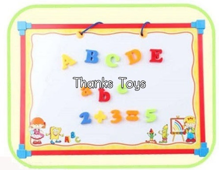 ตัวอักษรแม่เหล็ก Latters & Numbers แบบขวดโหลพลาสติก