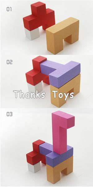 บล็อกไม้ UMU Creative Blocks