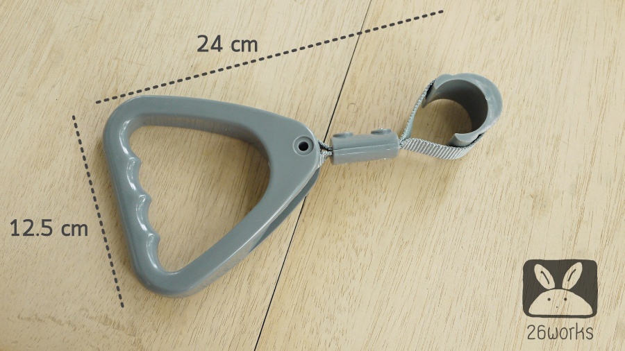 มือโหนรถเมล์ สามเหลี่ยมสีเทา ท่อ 34-35 mm