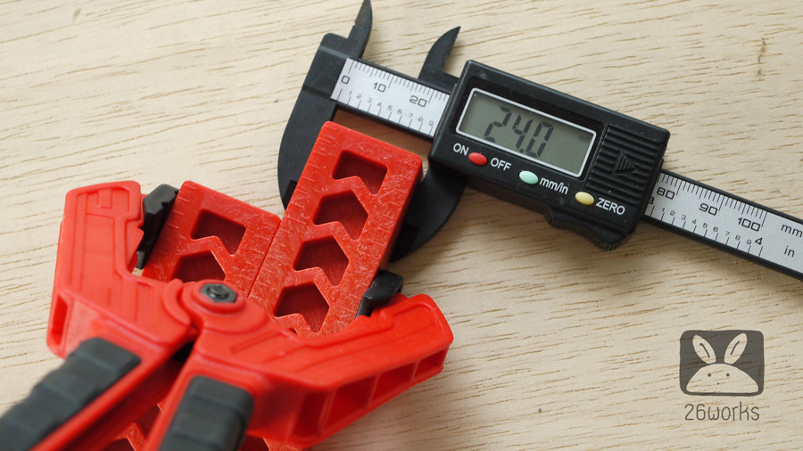 Clamping squares 4 นิ้ว + ตัวหนีบเล็ก 2 ตัว