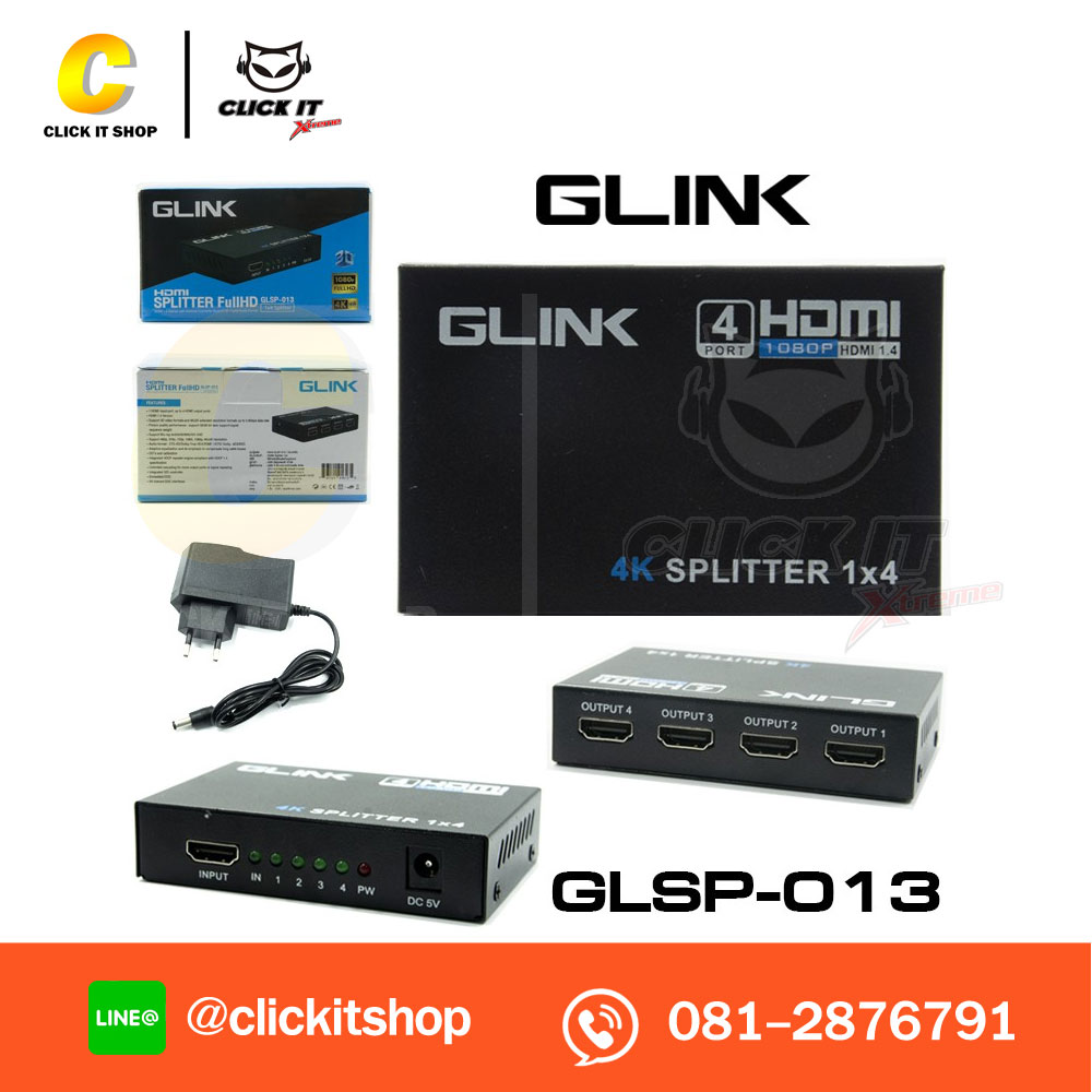 กล่องแยกจอ HDMI Splitter 1:4
