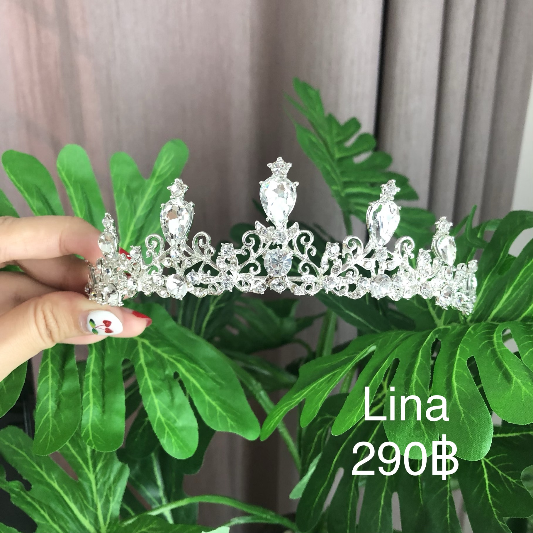 มงกุฎเพชร มงกุฎเจ้าสาว รุ่น Lina