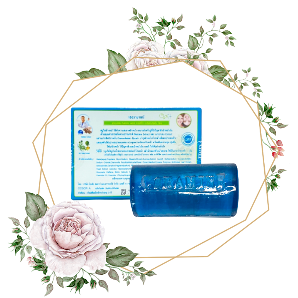 CeRAMINE Acne Line Maitake Plus Artichoke Clearifying Soap เซอรามายน์ แอคเน่ ไลค์ ไมตาเกะ พลัส อาร์ติโช๊ค เคลียริฟายอิ้ง โซฟ (80 g.)