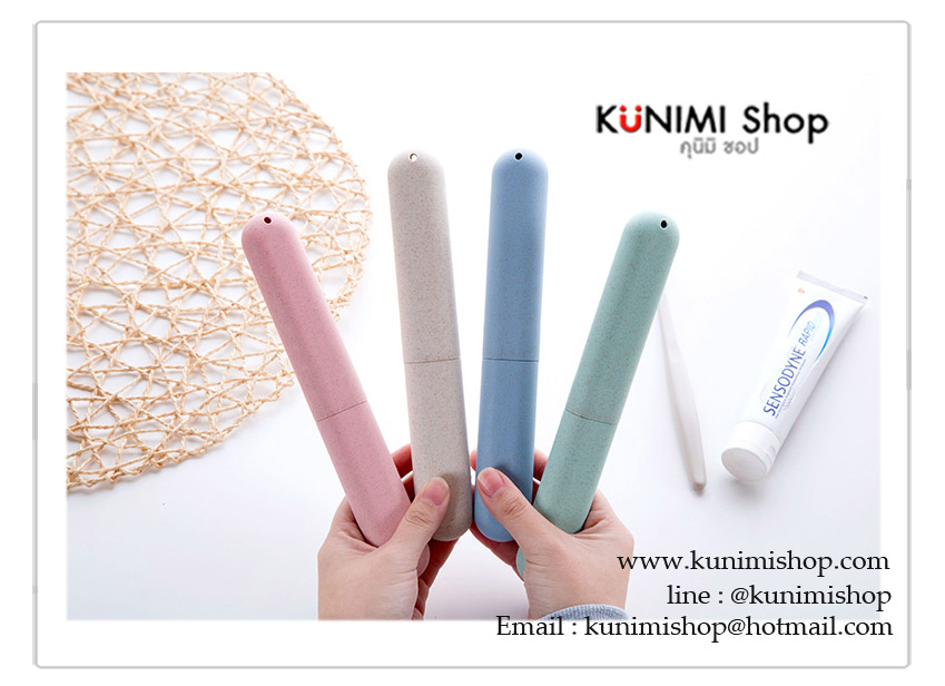กล่องที่เก็บแปรงสีฟัน หรือ ใส่เครื่องเขียน สำหรับพกพาเดินทางท่องเที่ยว พกพาไปในที่ต่างๆ กันฝุ่น กันแมลง และสิ่งสกปรกต่างๆ ครับ ขนาด : 20.5 x 3 cm.