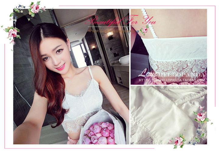 เสื้อซับในแบบครึ่งตัว สายเดี่ยว ตัวเสื้อเป็นผ้าลูกไม้ มีผ้าซับใน สวยหวาน มี 2 สี ขาว และ ดำ ขนาด : FREE SISE รอบอกไม่เกิน 36 นิ้วคะ มี 2 สี : สีขาว สีดำ 