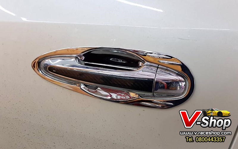 6039 เบ้ากันรอยโครเมี่ยมแบบเต็ม New Yaris ATIV