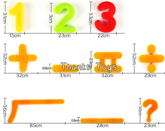 ตัวอักษรแม่เหล็ก Latters & Numbers แบบขวดโหลพลาสติก