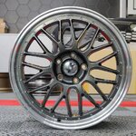 ล้อ tgrACING ขอบ18x8.0 5x114.3 ET38สีดำด้านหน้าชา*ราคาต่อวง