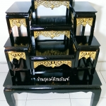 โต๊ะหมู่ กระจังทอง 6 x 7 นิ้ว