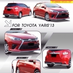 New yaris 13 (ชุดแต่งideo 4ชิ้น + ท่อคู่ออกกลาง )