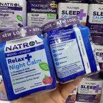 วิตามินคลายเครียด Natrol Gummies Berry Relax+ Night Calm 50 กัมมี่ รสเบอร์รี่