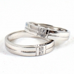 แหวนเงินแท้ 92.5% ฝังเพชร