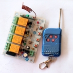 RF -4F รีโมท คอนโทรล 4 ช่อง ใช้ไฟ AC-DC