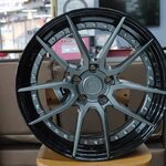 ล้อ G-Forged GF-04 ขอบ 18x8.5 5x112-114.3 ET35 ล้อสองชิ้นแท้ สีGrey Matt/Gloss Black *ราคาต่อวง