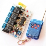 RF -4D รีโมท คอนโทรล 4 ช่อง ใช้ไฟ AC-DC