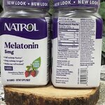 วิตามินเมลาโทนินNatrol Gummies Melatonin Strawberry 5mg 180 เม็ด