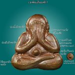ปิดตาหลังรูปเหมือน หลวงปู่ทิม วัดละหารไร่