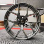 ล้อ COSMIS Axis ขอบ 18x9.0 5x114.3 ET35 สีเทากันทั้งวง *ราคาต่อวง