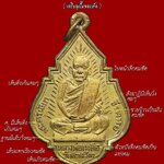 ( หลวงพ่อเหลือ วัดสาวชะโงก จ.ฉะเชิงเทรา ) เหรียญพุ่มข้าวบิณฑ์ หลวงพ่อเหลือ วัดสาวชะโงก