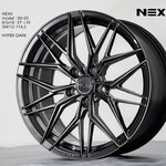 ล้อ NEXX XX03 ขอบ18x8.5 5x112 ET35 สี Hyper Dark *ราคาต่อวง* Flowformed
