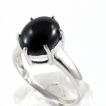 แหวนเงินแท้ 92.5% ฝังพลอยนิลแท้