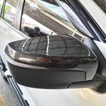 Mu-x 2021 ครอบกระจก เคฟล่า