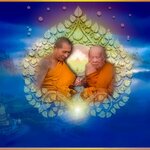 “พระคู่บุญบารมี หลวงปู่แผ้ว ปวโร