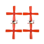 ใบพัดสี่แฉก 2035 แกน 1.5mm สีแดง