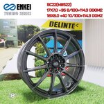 ล้อ ENKEI SC22 ขอบ 18x8.0 10x100-114.3 ET40 สีเทากันเงา GMM2 *ราคาต่อวง