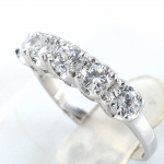 แหวนเงินแท้ฝังเพชร