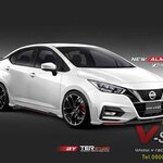 ชุดแต่ง New Almera Turbo ชุดแต่ง Drive68 ชุด 5ชิ้น