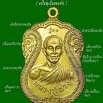 ( หลวงปู่สรวง เทวดาเล่นดิน ) เหรียญเสมา 500 พรรษา
