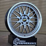ล้อ V-Racing HR442 ทรง LM ขอบ18x8.5 5x112-114.3 ET35 หน้าHyperDarkขอบเงา *ราคาต่อวง