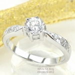 แหวนเงินแท้ 92.5% ฝังเพชร