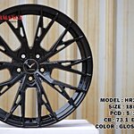 ล้อ V-Racing HR224 ขอบ18x8.5 5x112 ET35 สีดำหน้าเงา *ราคาต่อวง