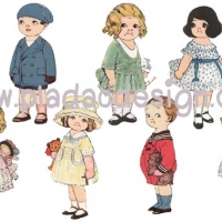 กระดาษเดคูพาจพิมพ์ลาย สำหรับทำงาน เดคูพาจ Decoupage งานฝีมือ งาน Handmade แนวภาพ vintage เด็ก เ็ด็ก เด็ก มาทั้งผู้หญิงผู้ชาย แก้มยุ้ยๆน่ารักน่าหยิกทั้งนั้น มาในชุดสวยนวาน ^^ สไตล์วินเทจ pladao design A5