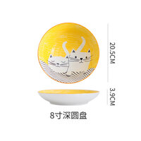 Pre-Order จานกับข้าว 8"