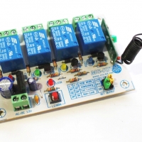 RF -4E ภาครับ รีโมทคอนโทรล 4 ช่อง ใช้ไฟ 9V DC