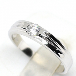 แหวนเงินแท้ 92.5% ฝังเพชร