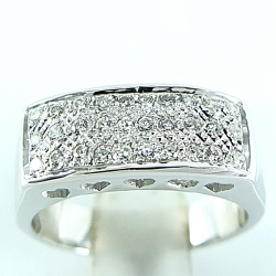 แหวนเงินแท้ 92.5% ฝังเพชร