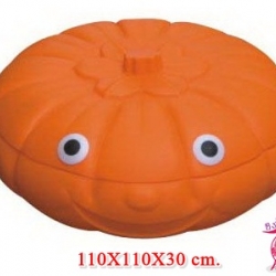 กระบะทรายฟักทอง SIZE:110X110X30 cm.