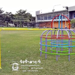 ปีนป่ายสุ่มไก่ใหญ่+บาร์โหน