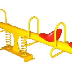 ไม้กระดกสปริง 4 ที่นั่ง SIZE:45X290X85 cm.