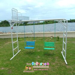 บาร์โหน+แป้นบาส+ชิงช้าโซ่พนักพิง2อัน